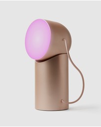 Lexon - Lexon Orbe Portable Led Lamp With Moving Head - Gold