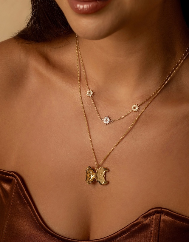 Wanderlust + Co - Croissant Gold Necklace