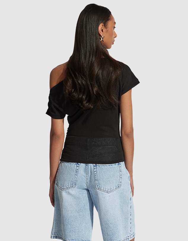 Decjuba - Ruby Gathered Top