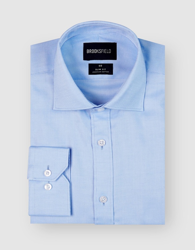 Brooksfield - Royal Oxford Business Shirt