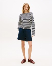 Tommy Hilfiger - Flag Embroidery Boat Neck Jumper