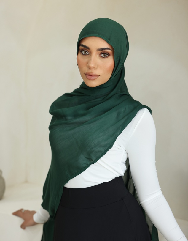 Mod Squad - Double Stitch Hijab- Emerald