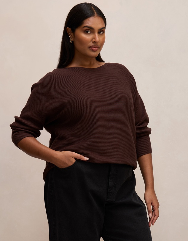 Forever New Curve - Gabbie Curve Essential Knitted Sweater