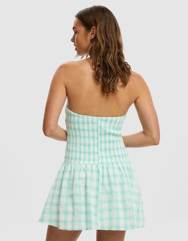 Cotton On - Shirred Tube Mini Dress