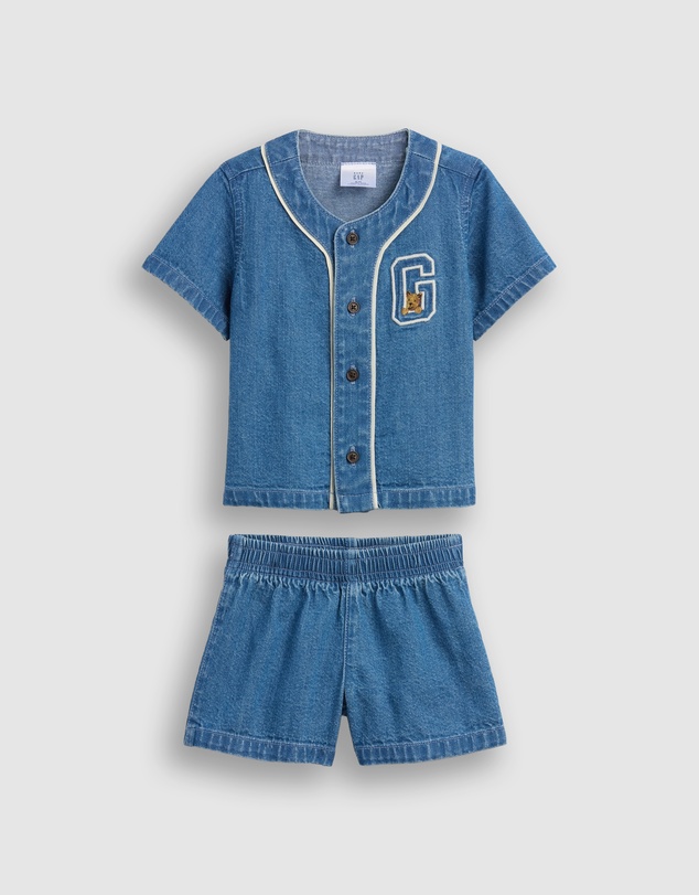 GAP - Baseball Tee Shorts Set - Babies