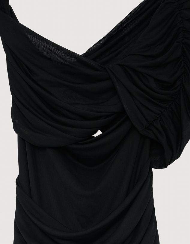 Revibe - Repaired CHANCERY Margot One Shoulder Drape Maxi Dress - AU 18