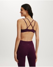 Cotton On Body Active - Ultra Soft Scrunch Front Strappy Crop