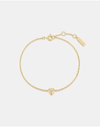 Ania Haie - Ania Haie Gold Sparkling Tiny Shield Bracelet