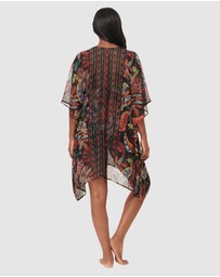 Miraclesuit Swimwear  - Pluma Orla Sheer Chiffon Caftan Beach Cover Up