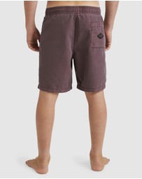 Billabong - Boys 8 to 16 All Day Overdye Layback Boardshorts 16