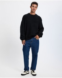 Thrills - Chopped Slim Straight Cropped Denim Jeans