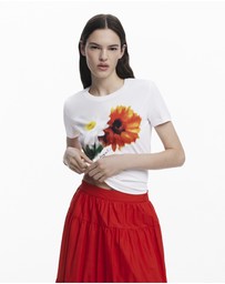 Desigual - Layered broderie detail Skirt