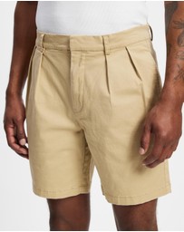 Staple Superior - Pleated Chino Shorts