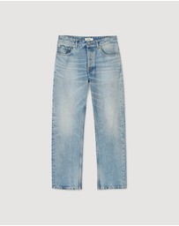 Sandro - Regular Stonewash And Whiskers Jeans