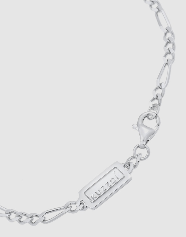 Kuzzoi - ICONIC EXCLUSIVE - Classic Figaro Chain Bracelet in 925 Sterling Silver