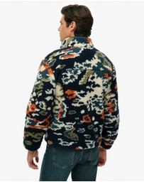 Superdry - Printed Fleece Zip Thru