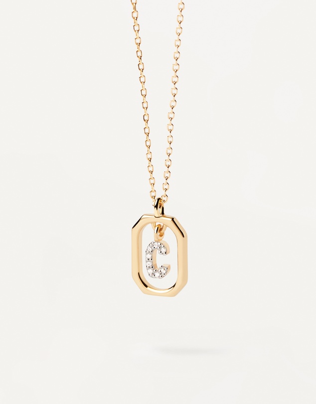PDPAOLA - Mini Letter C Gold Necklace