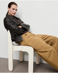 M.N.G - Wide-Leg Low-Rise Corduroy Jeans