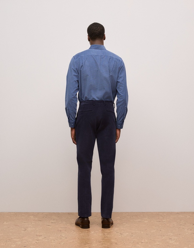 Trenery - Tailored Cord Trouser in Navy