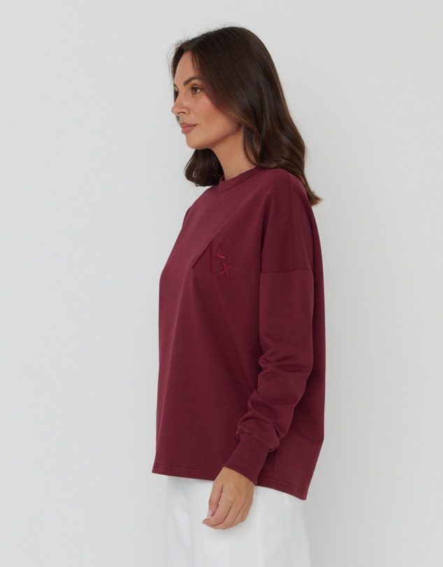 ALEXANDRA - Vire Jumper Red Wine