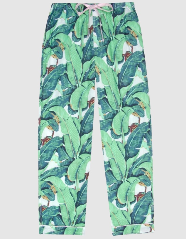 Sant And Abel - Women's Martinique® Green Banana Leaf PJ Pants