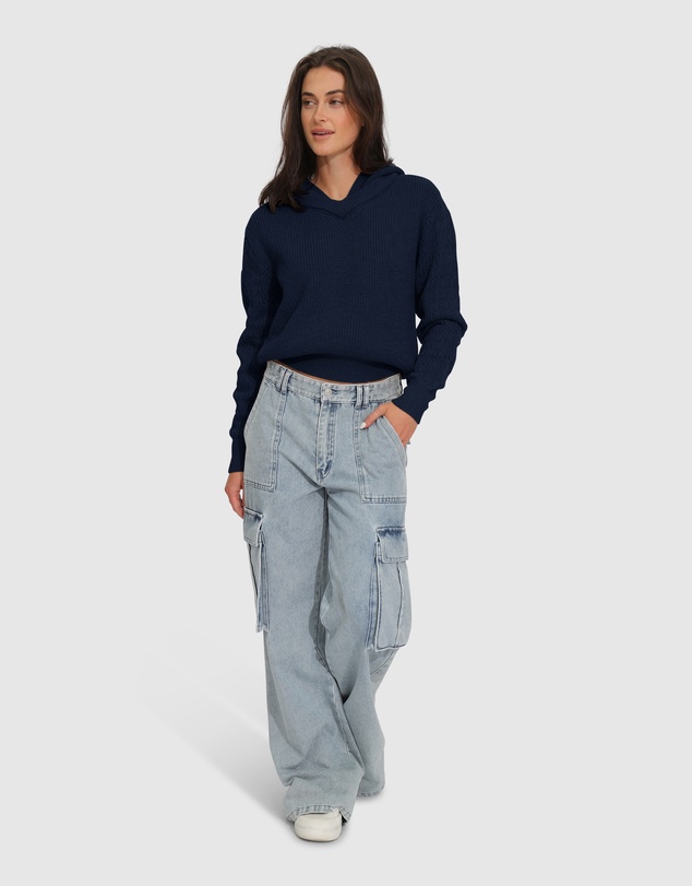 Belle & Bloom - On the Run Knitted Hoodie