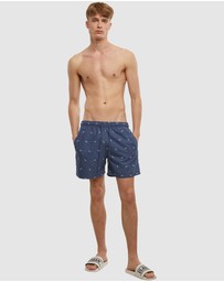 Urban Classics - Embroidered Swim Shorts