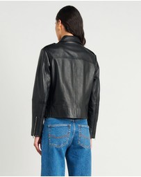 Jag - Leather Biker Jacket