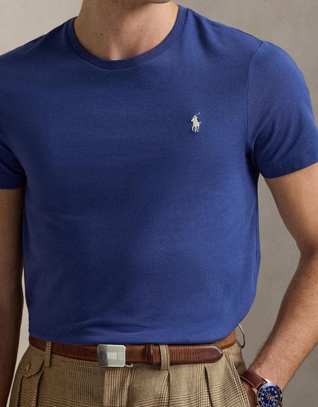 Polo Ralph Lauren - Custom Slim Fit Jersey Crewneck T-Shirt