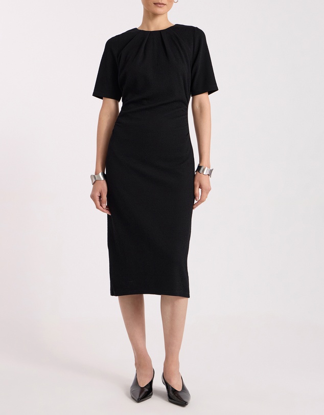 David Lawrence - Solana Textured Jersey Dress