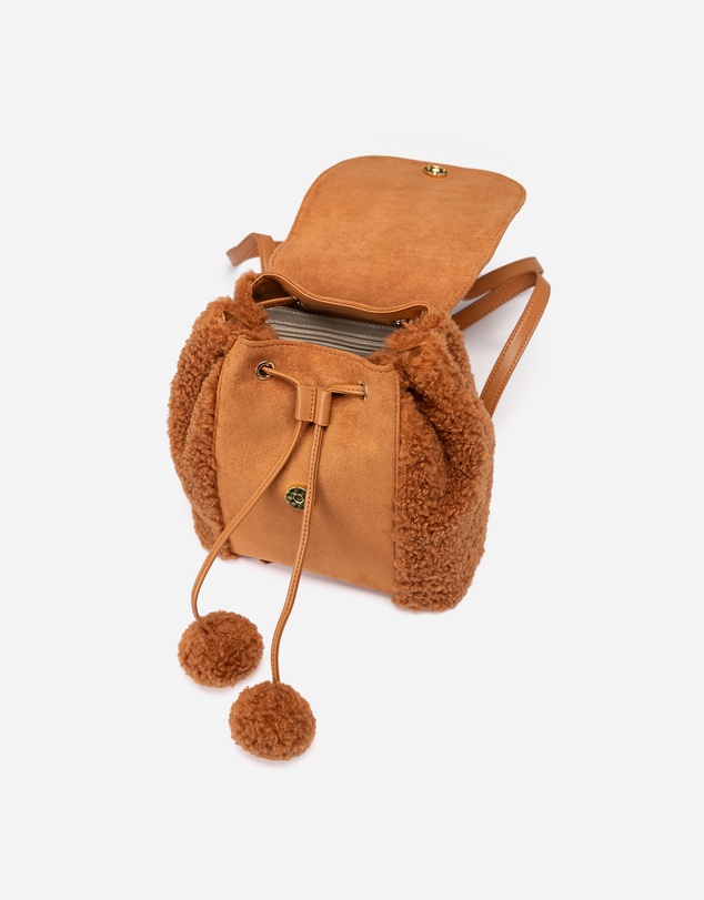 Ozwear Connection Uggs - Ugg Pompom Fluffy Backpack