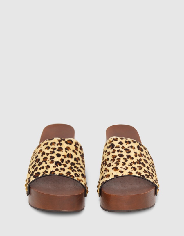 Belle & Bloom - I See Fire Animal Print Clog