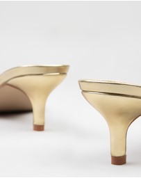 RAID - Charli Gold Kitten Heels Mule