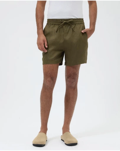 AERE - Euro Resort Linen Shorts
