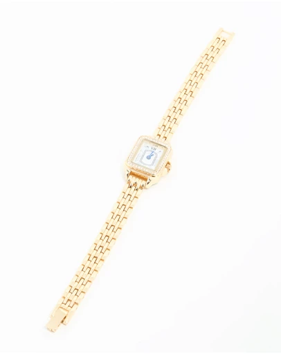 Lovisa - Gold Diamante Mini Rectangular Watch