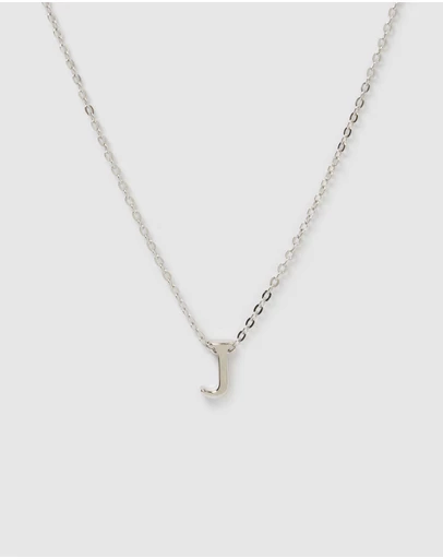 Izoa Kids - Kids Alphabet Letter J Necklace