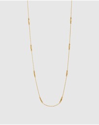Najo - Piantina Yellow Gold Necklace (45cm+ext)