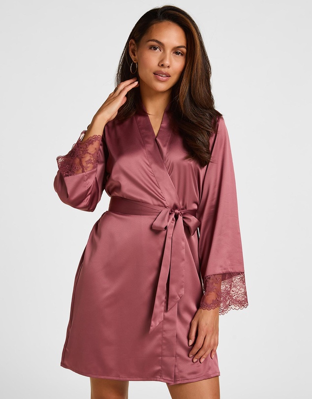 Hunkemoller - Satin Lace Naomi Kimono