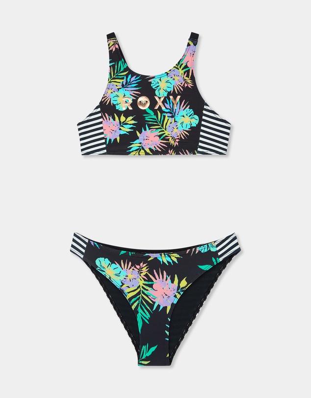 Roxy - Girls 4 to 16 Roxy Active Crop Set Two Piece