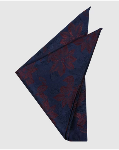 yd. - Arion Floral Pocket Square