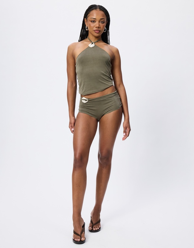 Jaded London - Wrap Shorts With Trim