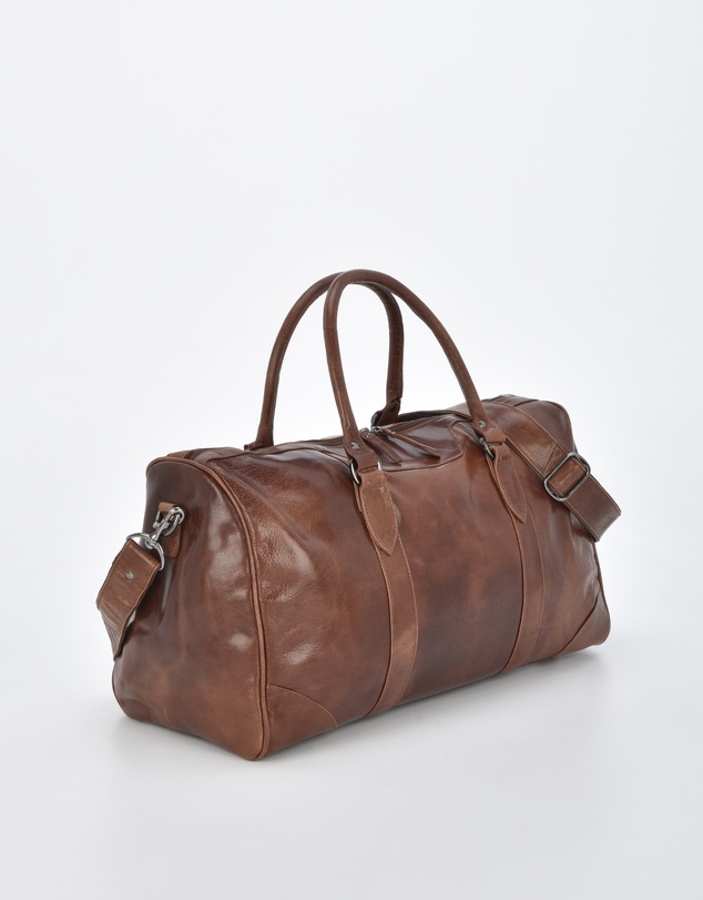 Cobb & Co - Carrington Buffed Leather Barrel Duffle