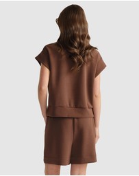 Decjuba - D-Luxe Neoprene Half Zip Top