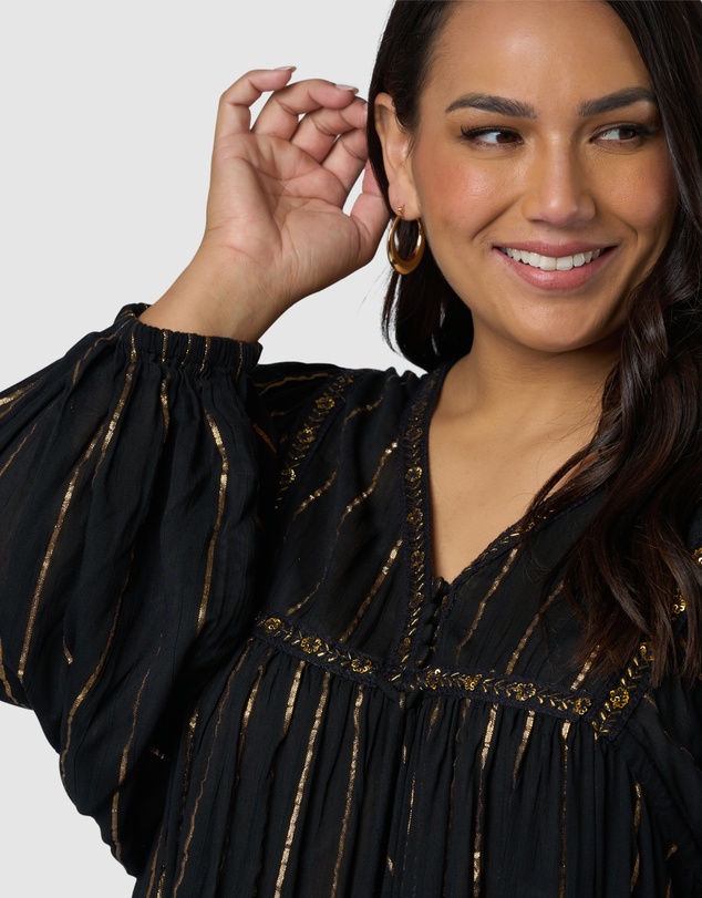 The Poetic Gypsy - Moonlit Reverie Blouse