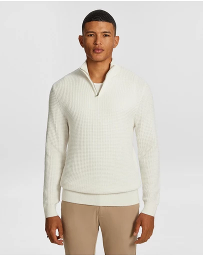 yd. - Martin 1/4 Zip Knit Jumper
