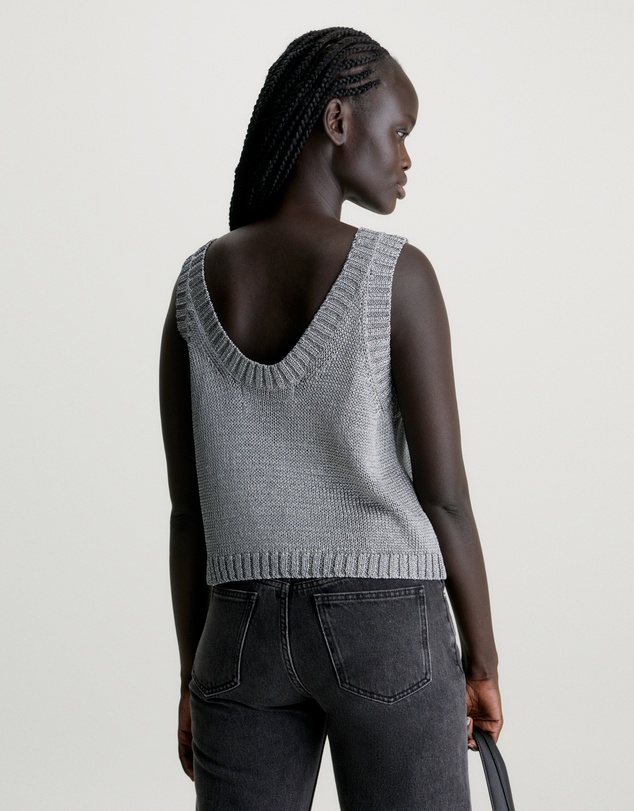 Calvin Klein Jeans - Metallic Knit Tank Top