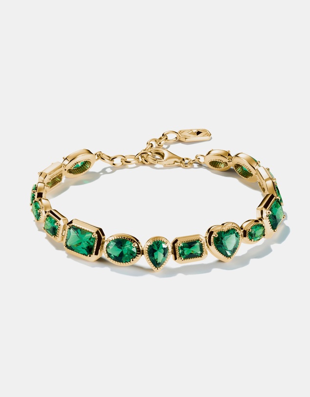 THOMAS SABO - THOMAS SABO Elyndra Bracelet with Green Stones