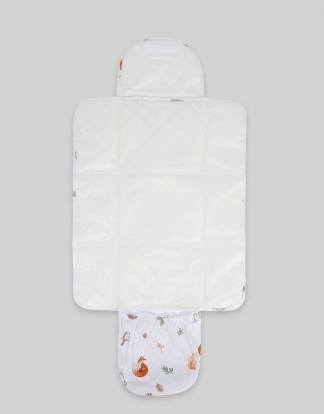Living Textiles - Waterproof Travel Change Mat - Fox & Friends
