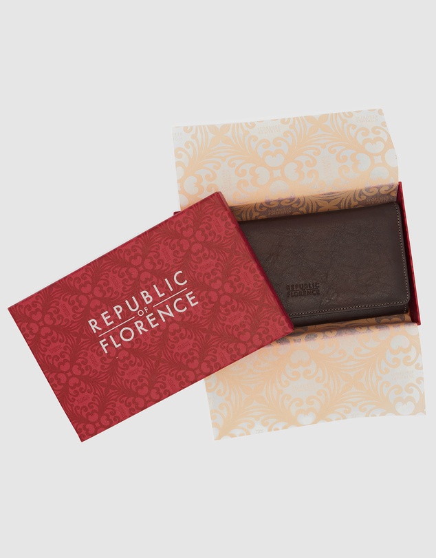 Florence - Carmen Brown Leather Wallet
