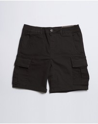 Stock & Co. - Cargo Elastic Waist Stretch Short - Youth